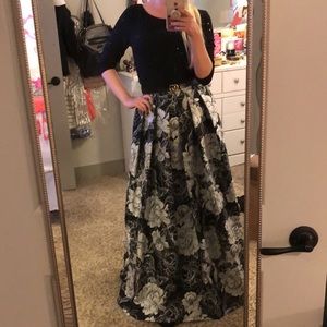 Eliza J Black Ball Gown